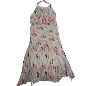 Chic Jessie Girl Abstract Maxi Dress - Perfect for Special Occasions! Size small